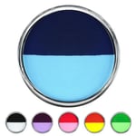 LOPHE Maquillage Fard Aquarellable Pot, Peinture du Visage, Maquillage FX Smiffys, peinture à l'eau pour le visage et le corps pour adultes, enfants,30g, Bleu Foncé et Bleu Clair