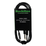 Rockline signalkabel 3m 1x 1/8 Jack TRS-2x 1/4 TS