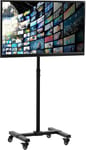 VIVO Mobile TV Display Stand for 13 to 42 inch LED LCD Flat Panel Screens, Floor