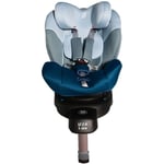 Izza Siège-auto pivotant 360° 0-22 kg jambe de force Isofix I-Size Bleu sans canopy