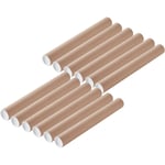 Pack And Move - Lot de 12 tubes d'expédition et d'emballage en carton - ø0.6x50cm