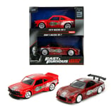 JADA TOYS - MAZDA RX-3 1974 Red and MAZDA RX-7 FAST & FURIOUS - 1/32 - JAD35398