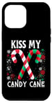 Coque pour iPhone 12 Pro Max Kiss My Candy Cane Fight Naughty Ugly Pull de Noël