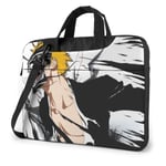 HFHY Sac pour Ordinateur Portable Bleach Kurosaki Ichigo Laptop Messenger Bag, Sacs à bandoulière pour Ordinateur Portable avec Sangle réglable Sacs à Main d'affaires 13 Pouces