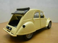 CITROEN 2CV OUVERTE beige int gris 1/18