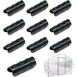 50 pcs Jardin Bâtiments Tube Clip, Clips en Plastique pour Serre Film Clip Tube Serrage Connecteur Kit, pour Serre Bannière Cadre Abris - Ej.life