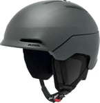 ALPINA Nax Casque de Ski Adulte Unisexe, Gris Nuit/Mat, 55-59