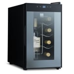 Barcool Vino8 LED | Wine Fridge Black | 5-18°C | 8 Bottle | Mini Wine Cooler