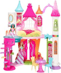 chateaux bonbons barbie neuf 94 cm haut enorme boite ascenur piscine ect mondial