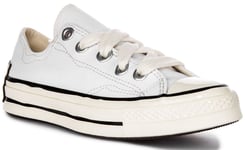 Converse A08525C Chuck 70 Sketch Detail Drawn Low Top Trainer White UK 3 - 12