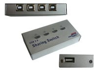 Housing of Sharing USB / Switch USB2.0 - 4 ports AUTO