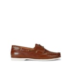 KG Kurt Geiger Mens Leather Venice Boat Shoes - Tan Leather (archived) - Size UK 6