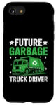 Coque pour iPhone SE (2020) / 7 / 8 Future Garbage Truck Driver Déchets Collecteur de déchets Sanitation