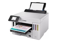 Canon MAXIFY GX5550 - Imprimante - couleur - Recto-verso - jet d'encre - ITS - A4/Legal - 600 x 1 200 ppp - jusqu'à 24 ipm (mono) / jusqu'à 15.5 ipm (couleur) - capacité : 600 feuilles - USB 2.0, LAN, Wi-Fi(n)