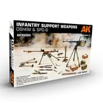 Ak Interactive - Infantry Support Weapons Dshkm & Spg-9maquette Figurine Infantry Support Weapons Dshkm & Spg-9 |Ak Interactive|35005| 1:35 Maquette Char Promo Figurine Miniature