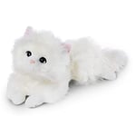 NICI Chat en Peluche Couché Meowlina 45 cm I Jouet Chat Doux I Doudou Duveteux et Moelleux pour Les Amoureux de Peluches Animaux I Cadeau Anniversaire Enfant I Cadeaux Naissance – 48091