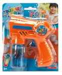 SIMBA Bubble Fun 107286185 Pistolet à Bulles fonctionnant sur Piles, avec Effet de lumière, 50 ML de Liquide, 13 x 14 cm, à partir de 3 Ans