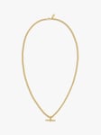 Orelia & Joe Curb Chain T-Bar Pendant Necklace