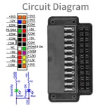 For ATX 24 Pin 90 Adapter Female To Male Right Angle LED Desktop PC Power Su QCS