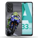 Coque pour Samsung Galaxy A33 5G Moto Course GP Wheeling 46