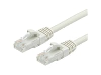 Value Value - Patch- Cable - Rj- 45 (M) To Rj- 45 (M) - 15 M - Utp - Cat 6A - Shaped, Without Haken - Gray, Ral 7044 (21.99.0878)