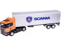 Welly Lastbil Scania R470 Med Släp 1:32