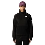 THE NORTH FACE NF0A893VJK31 W MA FLEECE 1/4 ZIP Sweatshirt Women's TNF BLACK Size M