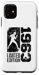 Coque pour iPhone 11 Escrimeur Anniversaire né en 1963 sport d'escrime Escrime