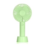 DAM. Mini ventilateur portable avec batterie et support de bureau Couleur : Vert