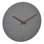 TFA Dostmann Horloge Murale Moderne Aspect béton 60.3071.10 avec Mouvement MDF Silencieux - Décoration élégante pour la Maison, Le Salon, la Cuisine - Silencieuse - Analogique - 29,7 x 4,5 cm - Gris