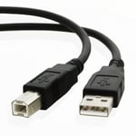 3M USB A to B Printer Cable for All Models Brands of Printers, Epson, HP, Canon