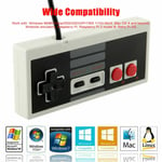 Lot De 2 Manettes Nes Classic Pour Nintendo Classic Mini Edition, Manette Nintendo Classique Pour Nes Classic Mini Cord