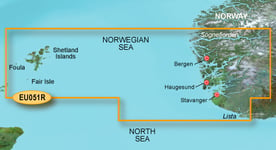 BlueChart g3 - Lista-Sognefjorden