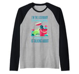 I'm The Legendary Cleaning Lady Housekeeper Raglan Baseball Tee