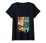 Womens Chess t shirt, chess kids, chess lovers, chess for kids V-Neck T-Shirt