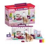 schleich 42614 Mallette de Mode pour chevaux, dès 4 ans, HORSE CLUB Sofia's Beauties - coffret, 28 x 12 x 19 cm