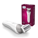 Lady Shaver Series 600 Cordless with Wet and Dry use White Anti-slip grip