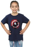 Avengers Captain America Art Shield Cotton T-Shirt