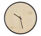 Horloge D. 50 cm PURE Noir / Naturel