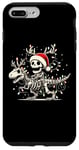 Coque pour iPhone 7 Plus/8 Plus Skeleton Riding Dinosaur T rex Funny Kids Boys Christmas