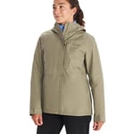 Marmot Wm's Minimalist GORE-TEX Jacket, Veste de pluie imperméable, manteau de pluie résistant au vent, coupe-vent hardshell légère et respirant, idéal pour la randonnée, Femme, Vetiver, XS