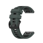 Garmin Tactix Delta / Fenix ​6X GPS ​​6X Pro - Silikon klockarmband 26 mm Grön/svart