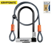 Kryptonite Kryptolok Sold Secure Gold Standard U-Lock&4foot Kryptoflex Cable  UK