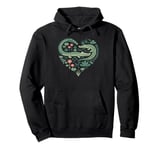 Cute Alligator Heart Crocodile Gator for Kids Pullover Hoodie