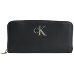 Portefeuille Calvin Klein Jeans  Portefeuille femme  Ref 61295 Noir 19*10*3 cm