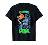 Funny Zombie Snake Charmer Graveyard Groove Halloween T-Shirt