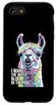 iPhone SE (2020) / 7 / 8 Funny Llama "I Make the Water Blue" Pool Party Joke Case