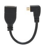 HD Multimedia Interface Adapterkabel Hona till Hane Kabel 90 Graders Vinkelomvandlare