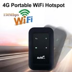 Bärbar 4G MiFi Wi-Fi-router - QINGQUE - B1/B3/B5/B40-band - Delning för upp till 10 användare