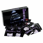 Okamoto GOKU-ATSU condoms Black colored 0.1mm Super Thick Strong Latex BOX of 12